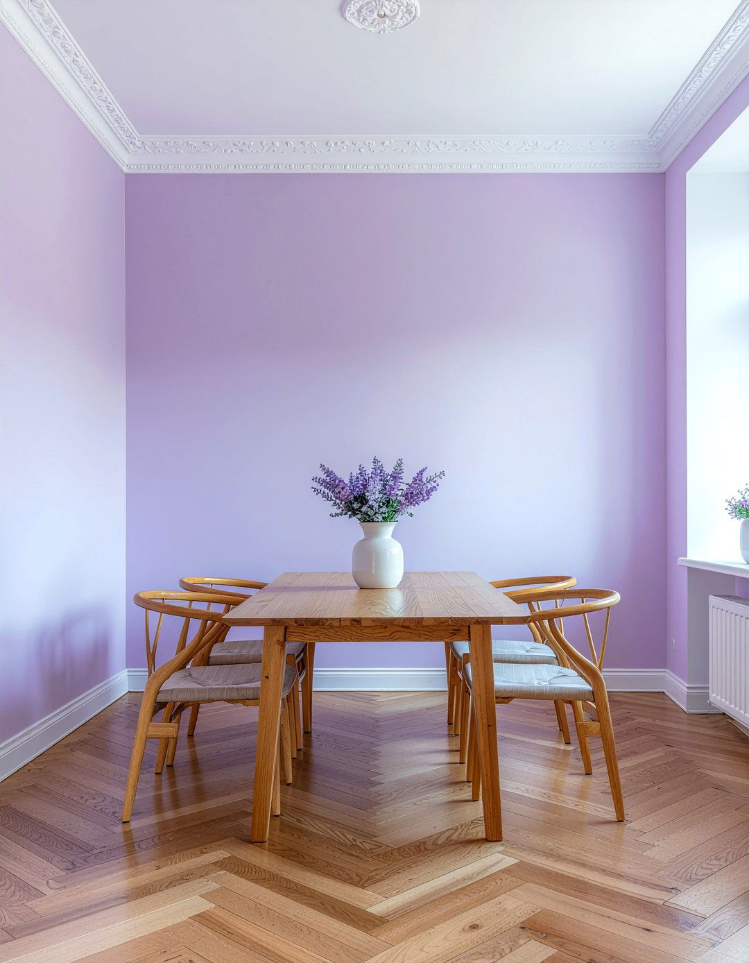 Lavender Wall Paint - 30 lavender dining room ideas