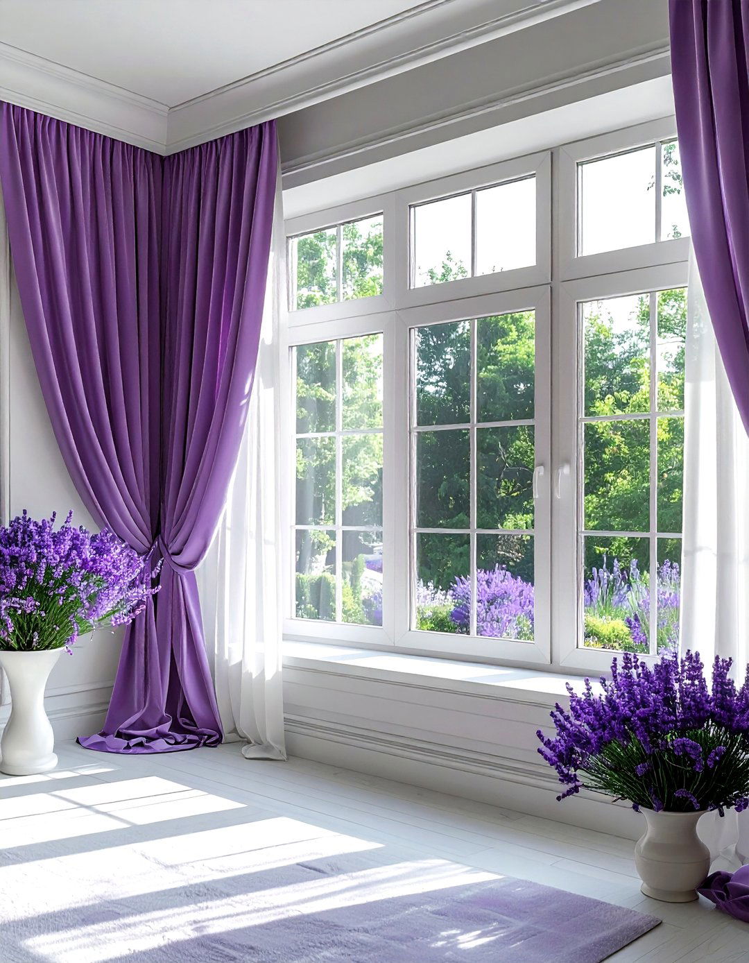Lavender Window Treatments - 30 lavender decor ideas