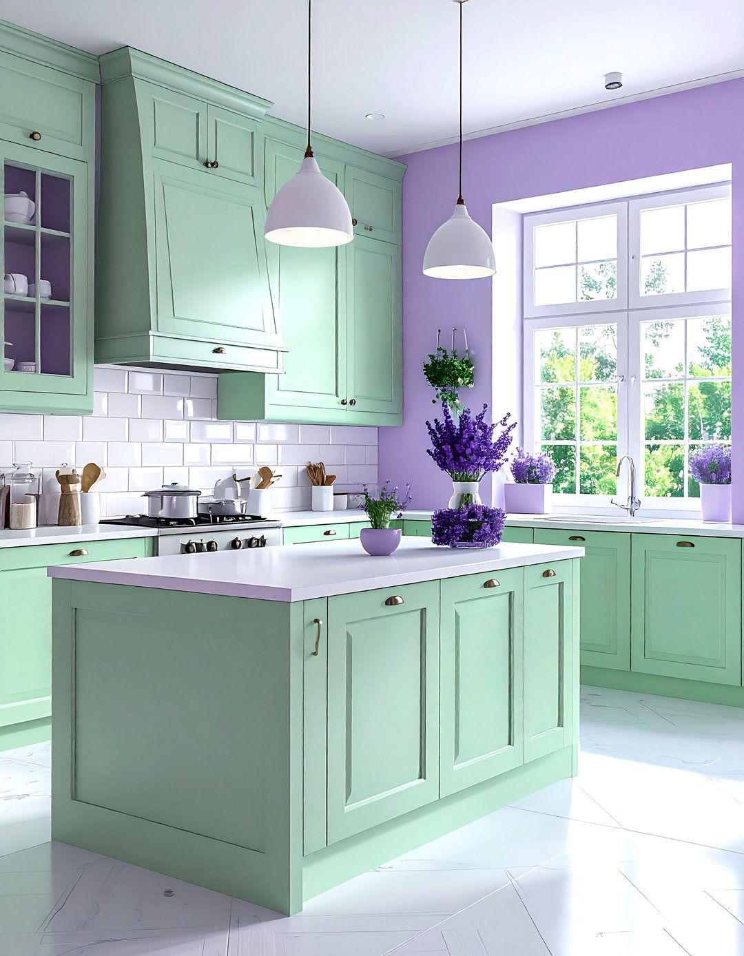30 Fresh Lavender Kitchen Color Schemes for Your Next Remodel