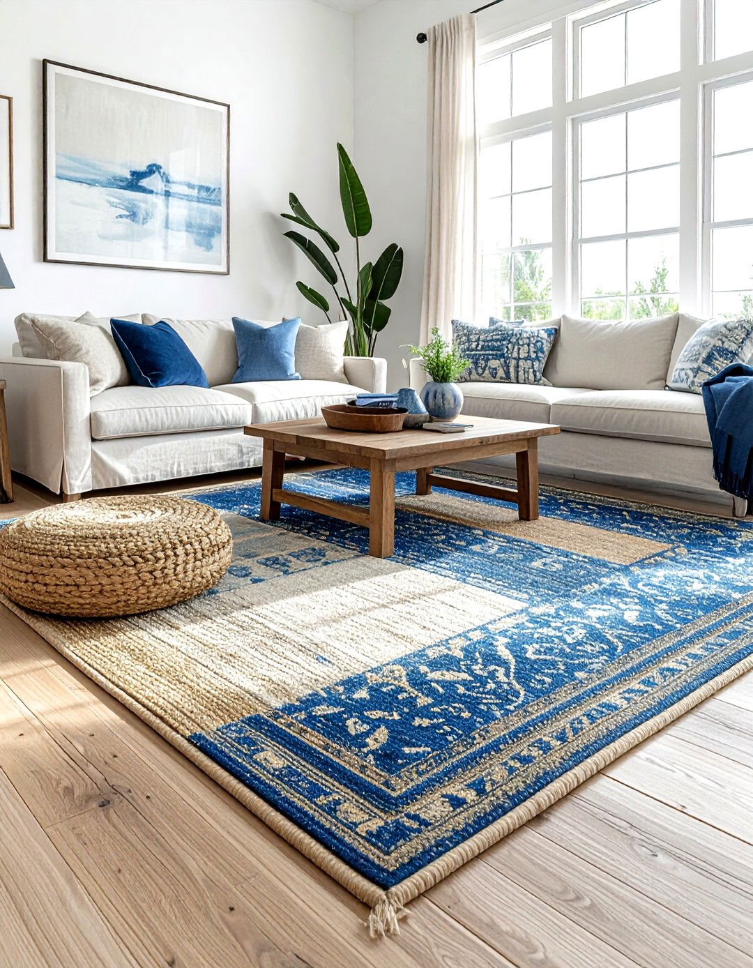 Layered Area Rug - 30 home refresh ideas