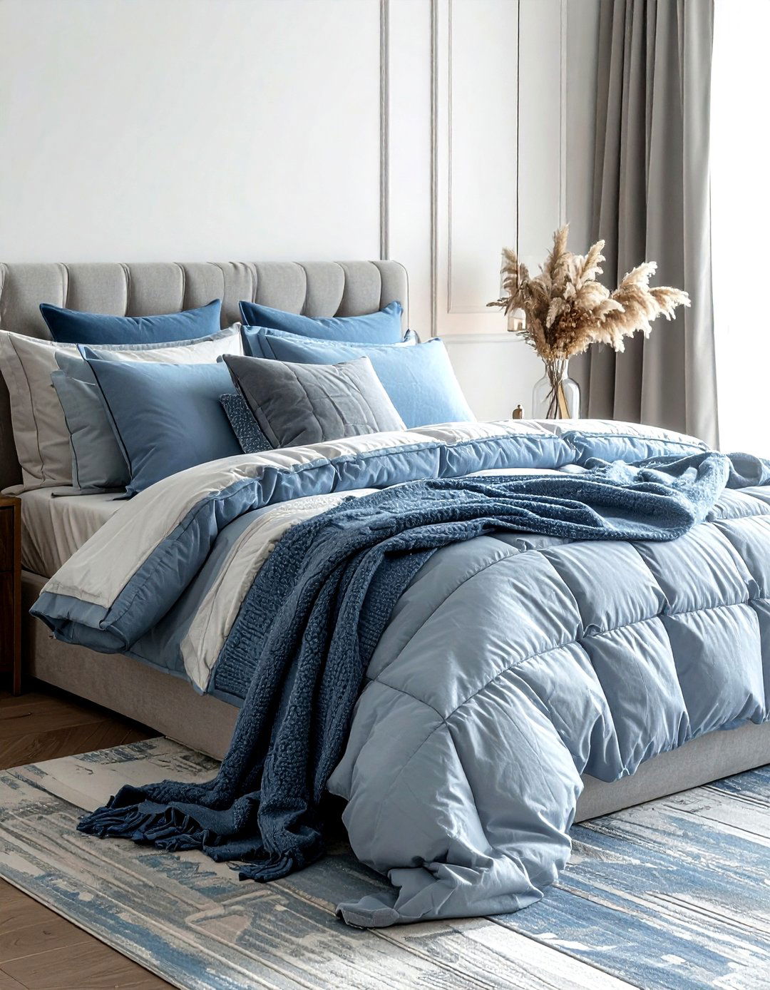Layered Bed Blankets - 30 blanket styling ideas