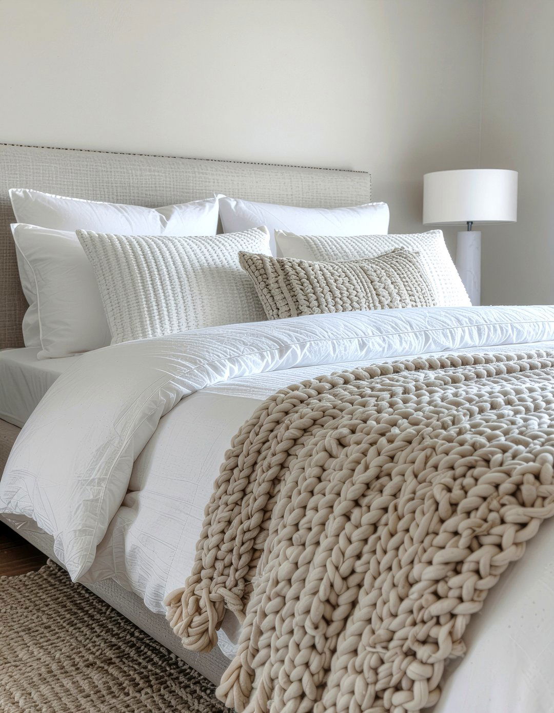 Layered Bedding - 30 relaxation bedroom ideas