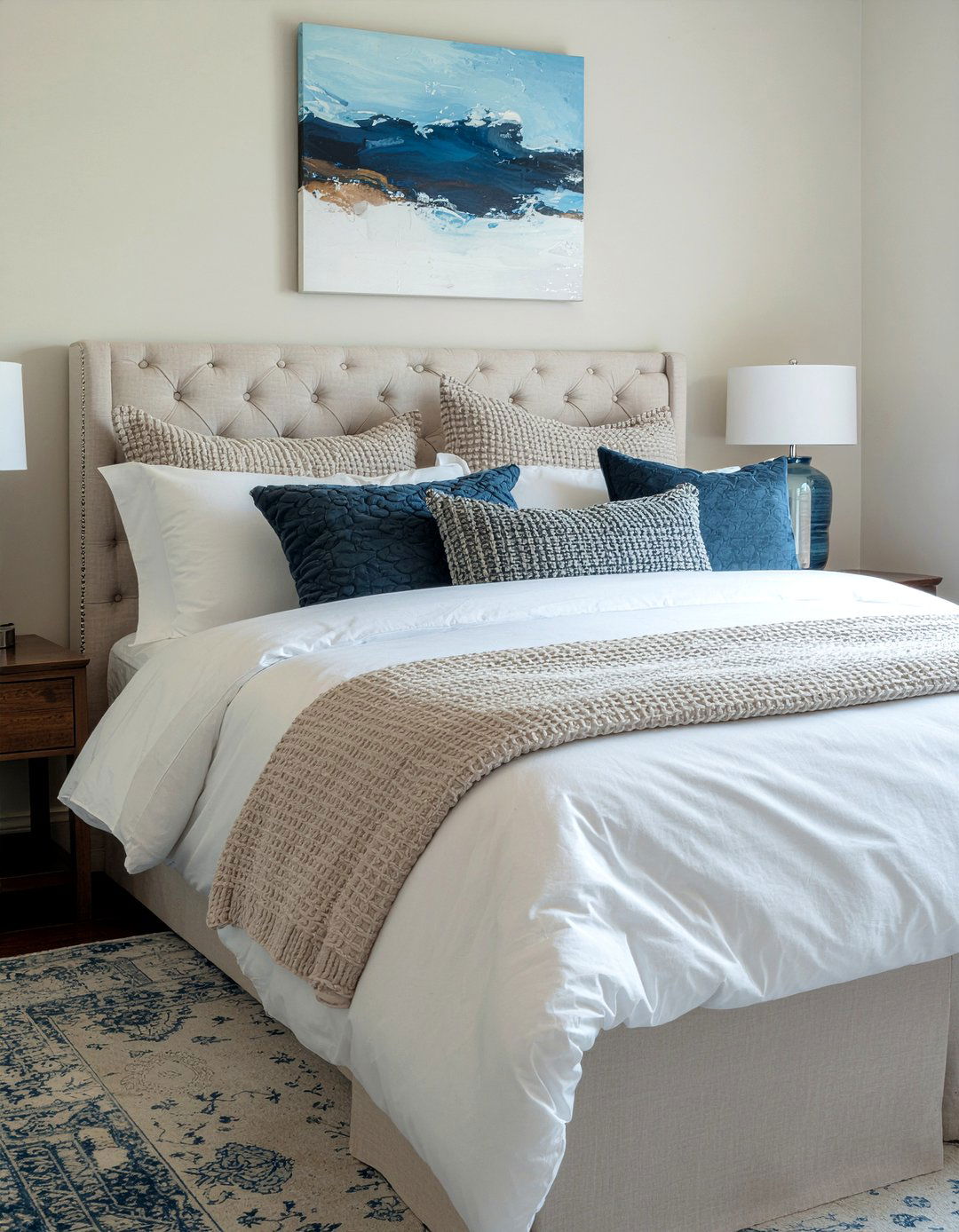 Layered Bedding - 30 bedroom hacks