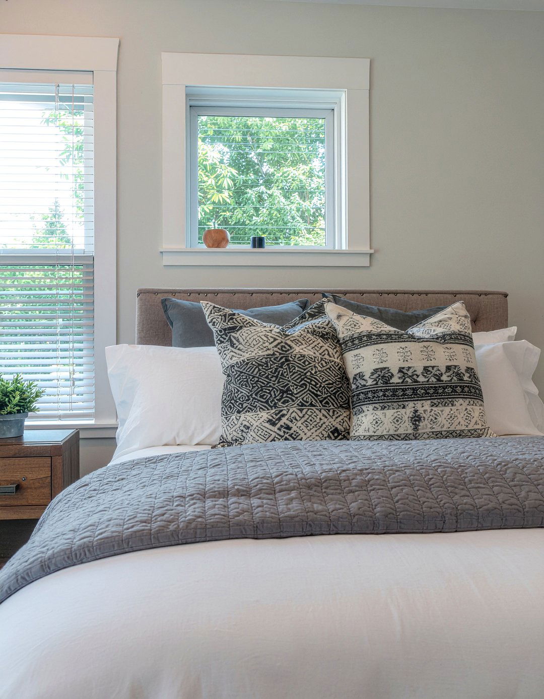 Layered Bedding - 30 bedroom remodel ideas