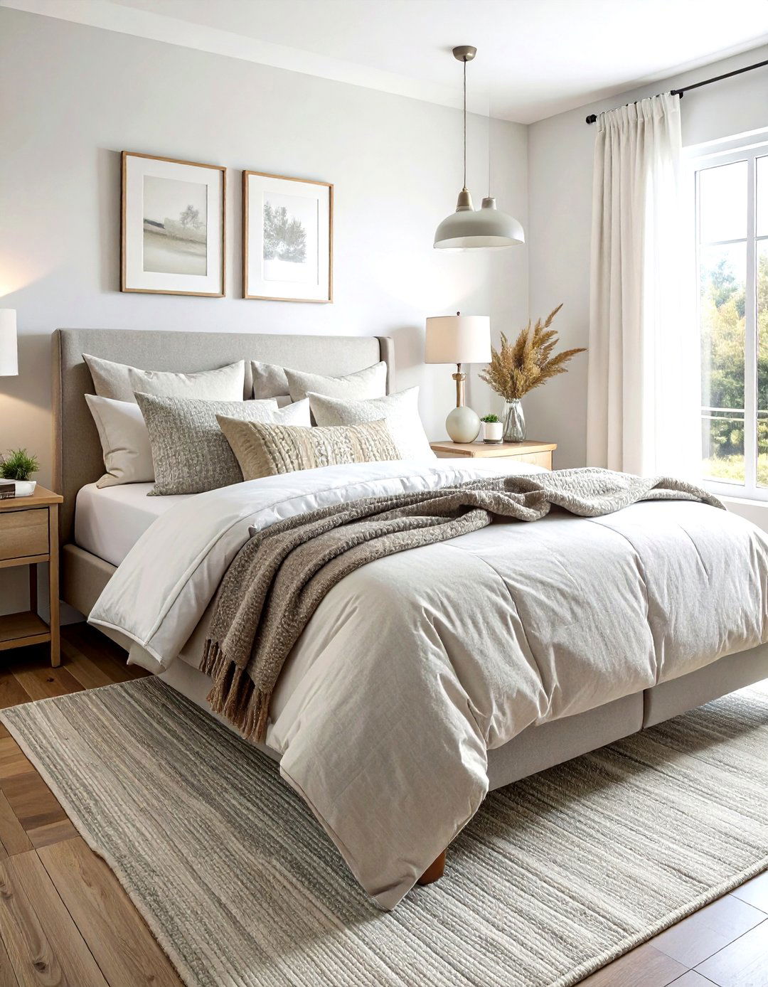 Layered Bedding Set - 30 plush bedroom ideas