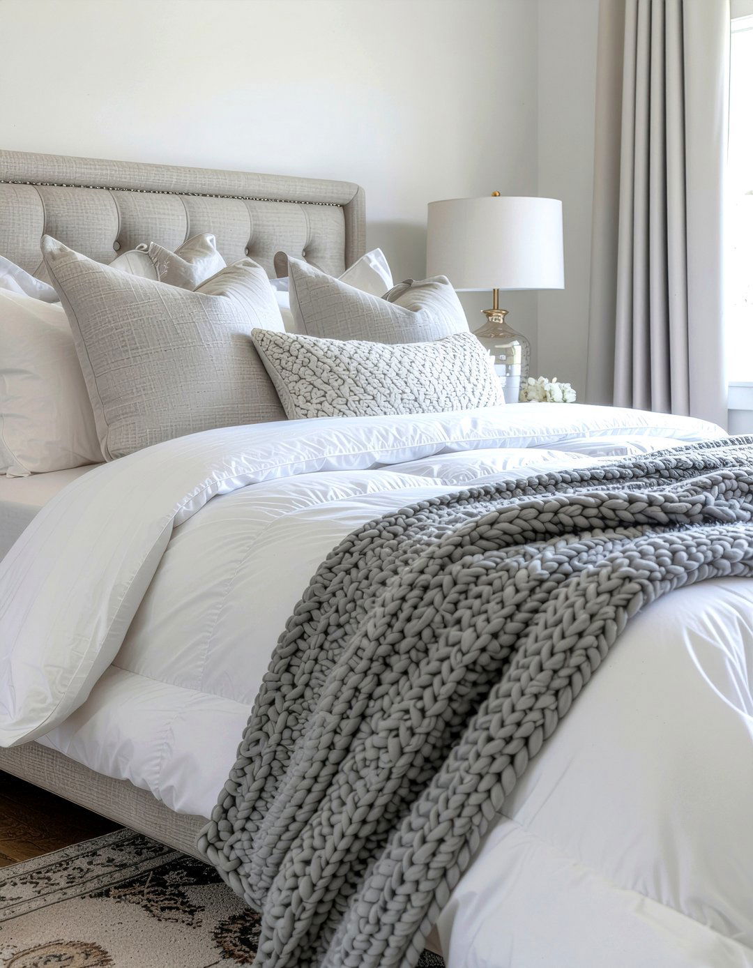 Layered Bedroom Bedding Set - 30 large bedroom ideas