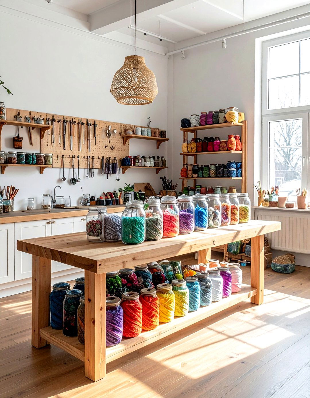 Layered Craft Room - 30 collected decor ideas