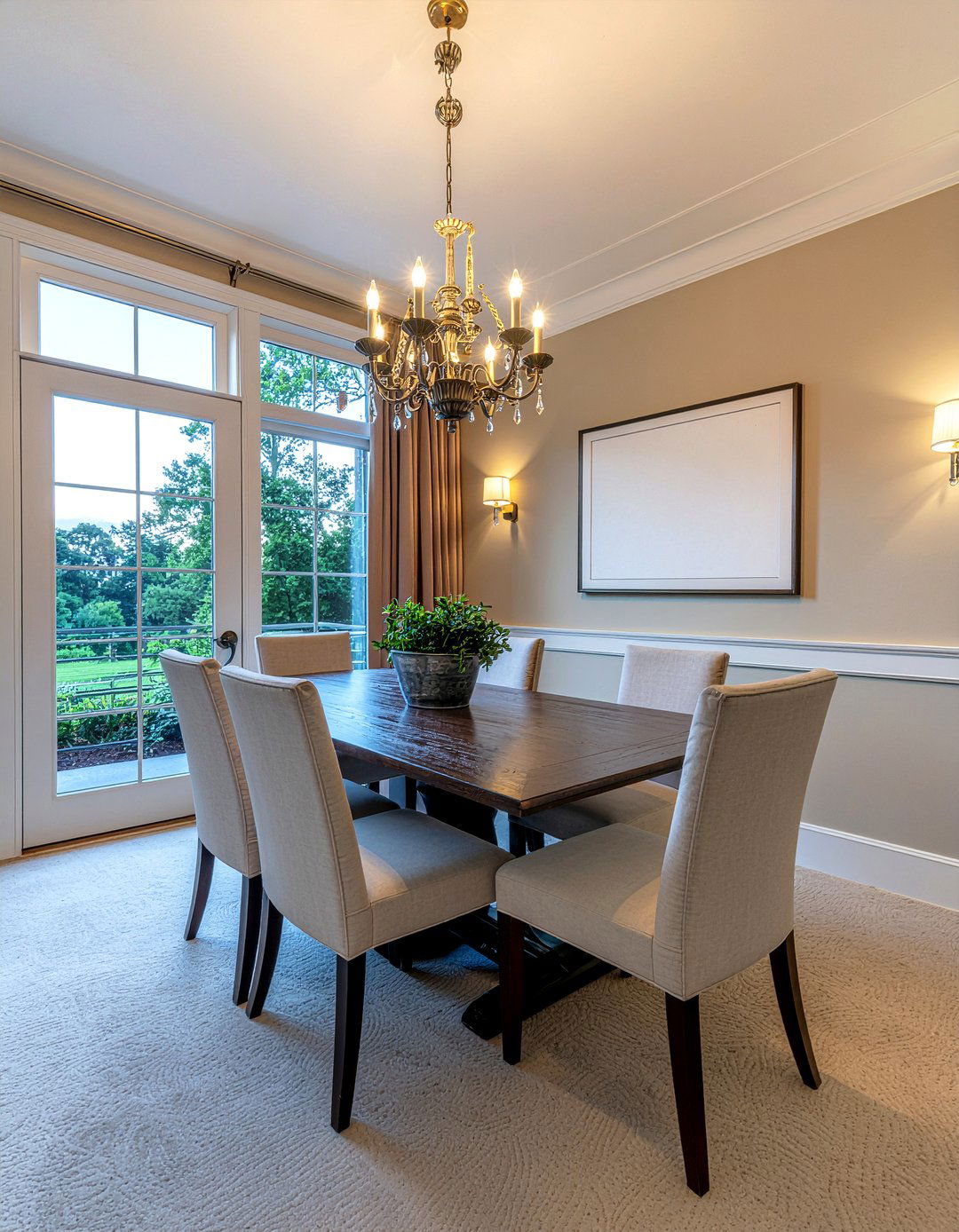 Layered Dining Room Lighting - 30 night dining room ideas