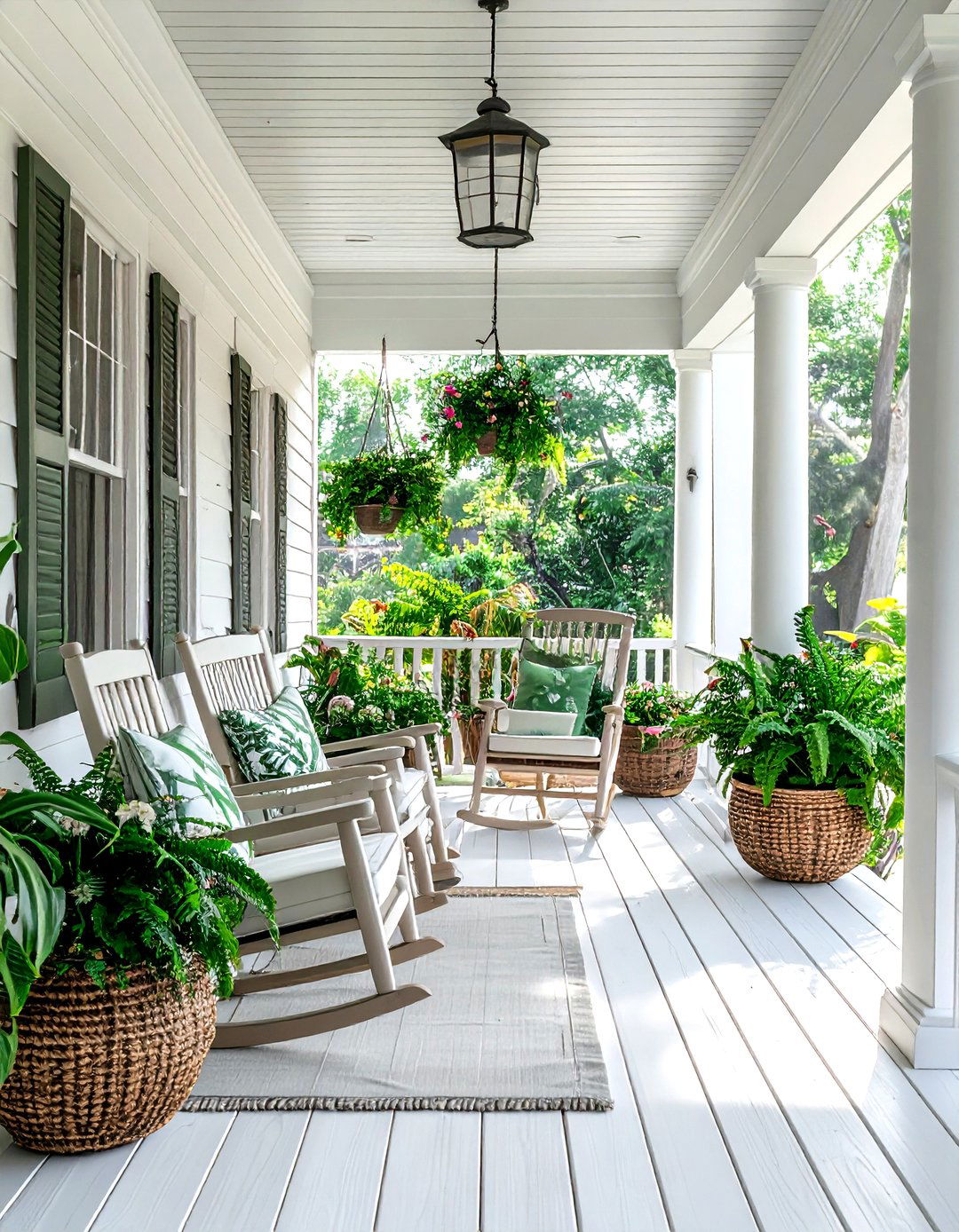 Layered Front Porch - 30 collected decor ideas