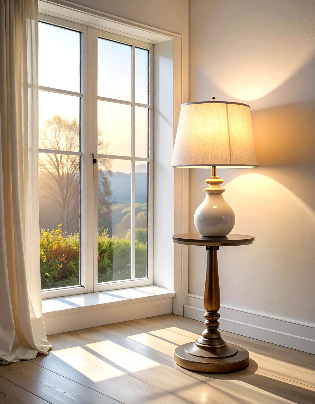 Layered Lighting Near Window - 30 living room lamp placement ideas