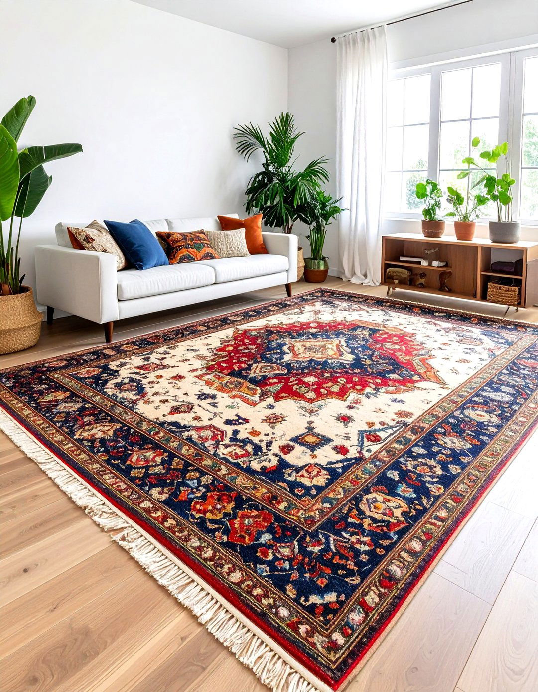 Layered Persian rug - 30 Persian rug ideas
