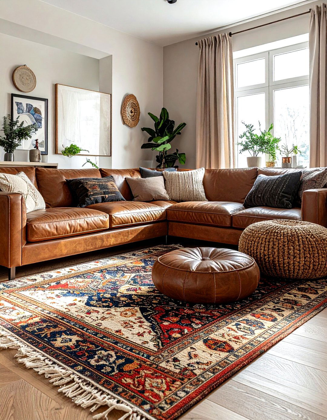 Layered Rug Living Room - 30 designer decor ideas