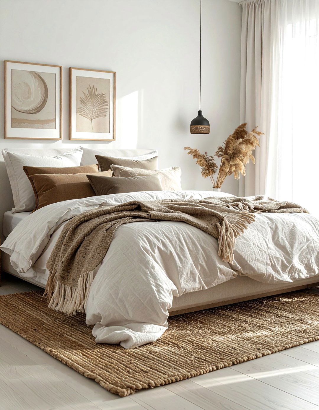 Layered Texture Bedroom - 30 layered decor ideas