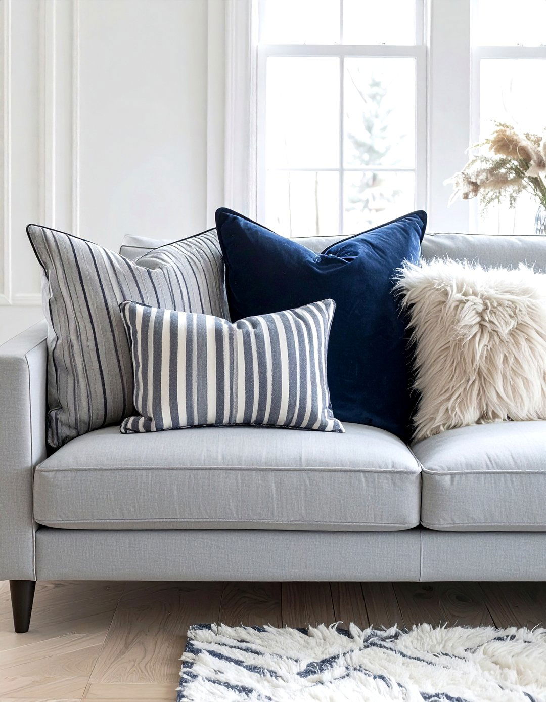 Layered Throw Pillows - 30 layered decor ideas