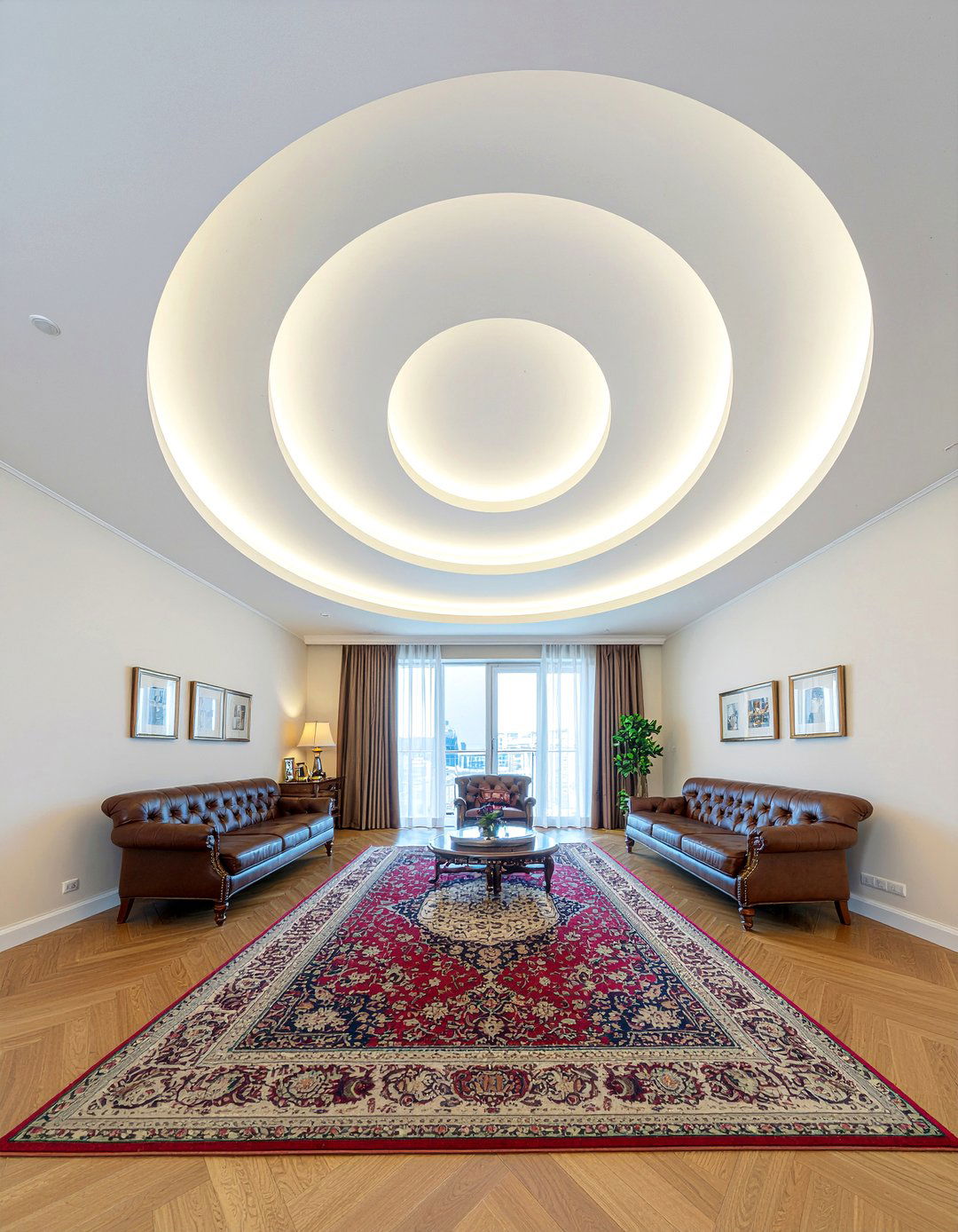 Layered Tiered Dome - 30 living room dome ceiling ideas