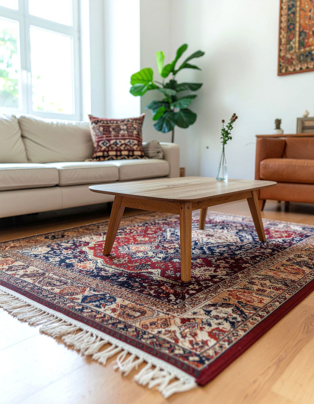 Layered Turkish Rugs - 30 Turkish living room ideas