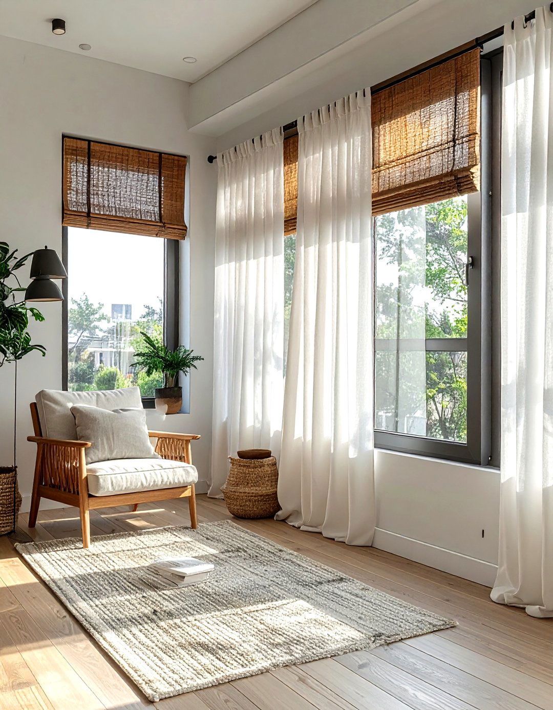 Layered Window Treatments - 30 layered decor ideas