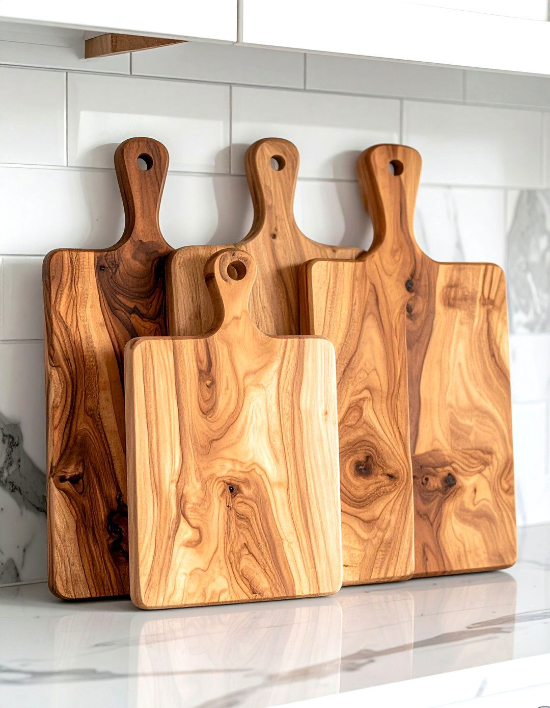 Layered Wood Cutting Boards - 30 kitchen finishing touches ideas