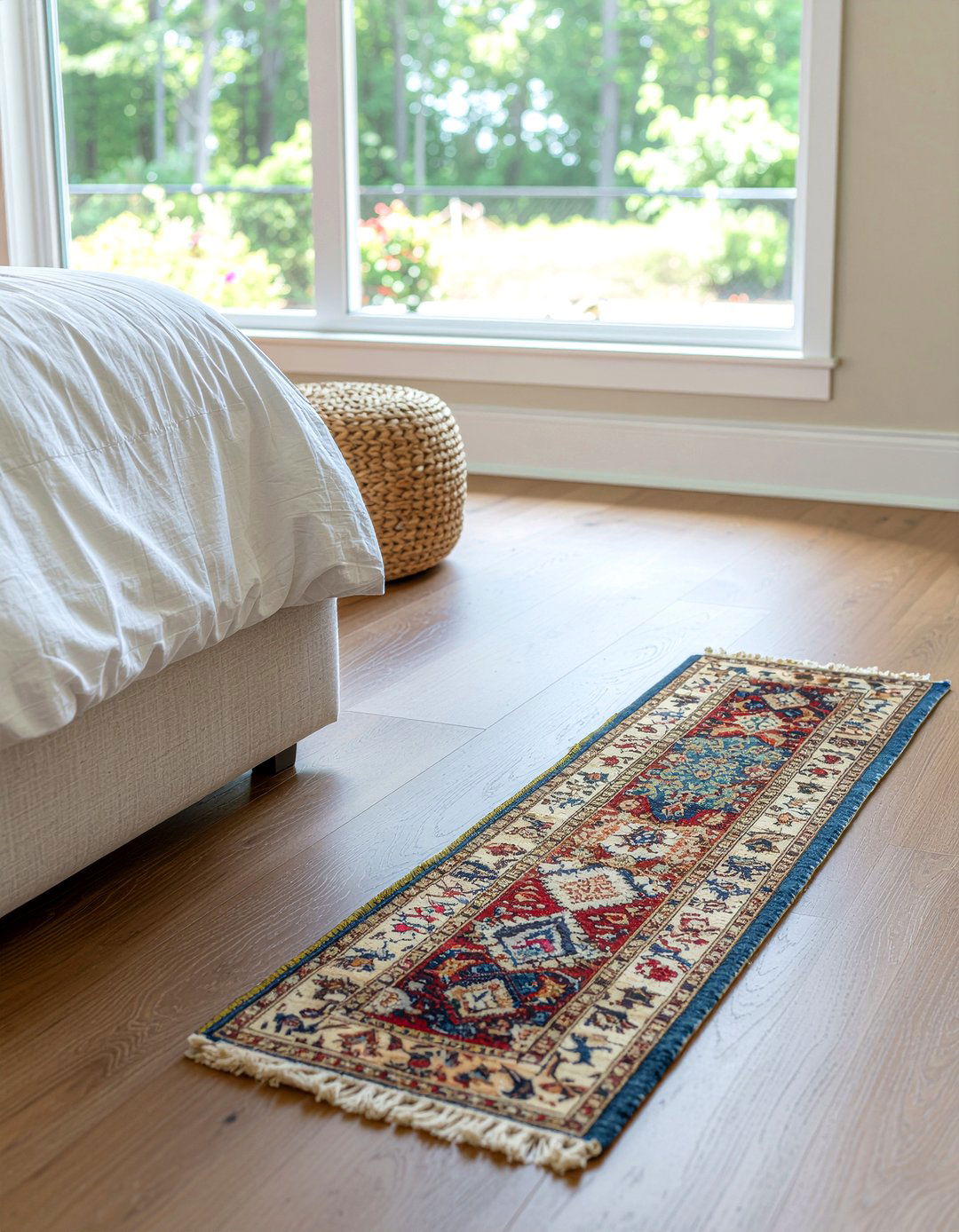 Layered area rug - 30 bedroom area rugs