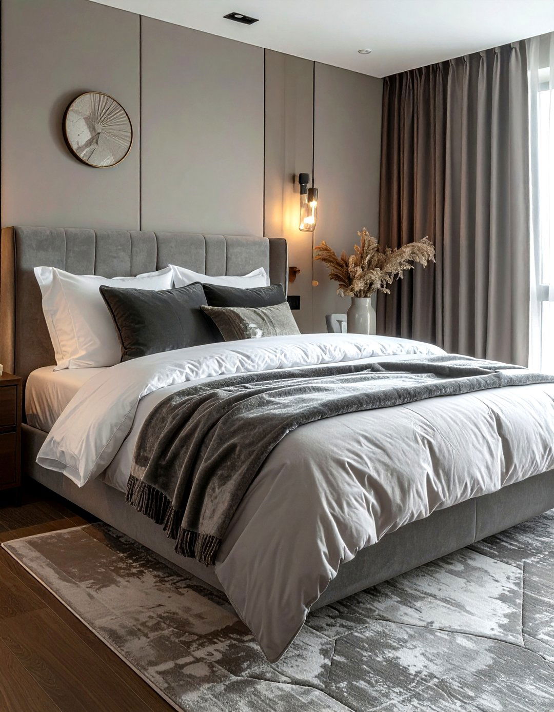 Layered bedding set - 30 chic decor ideas