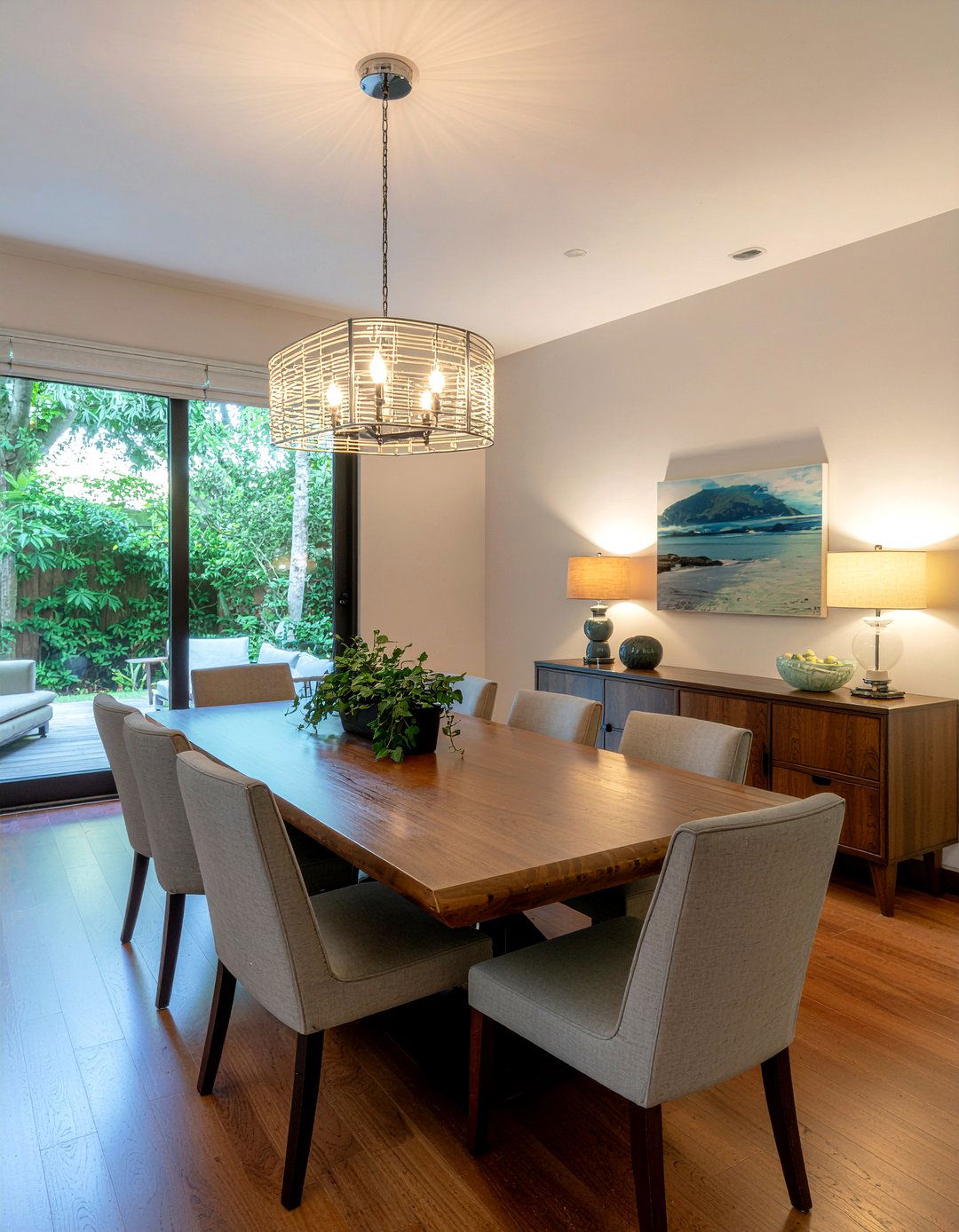 Layered dining room lighting - 30 bright dining room ideas