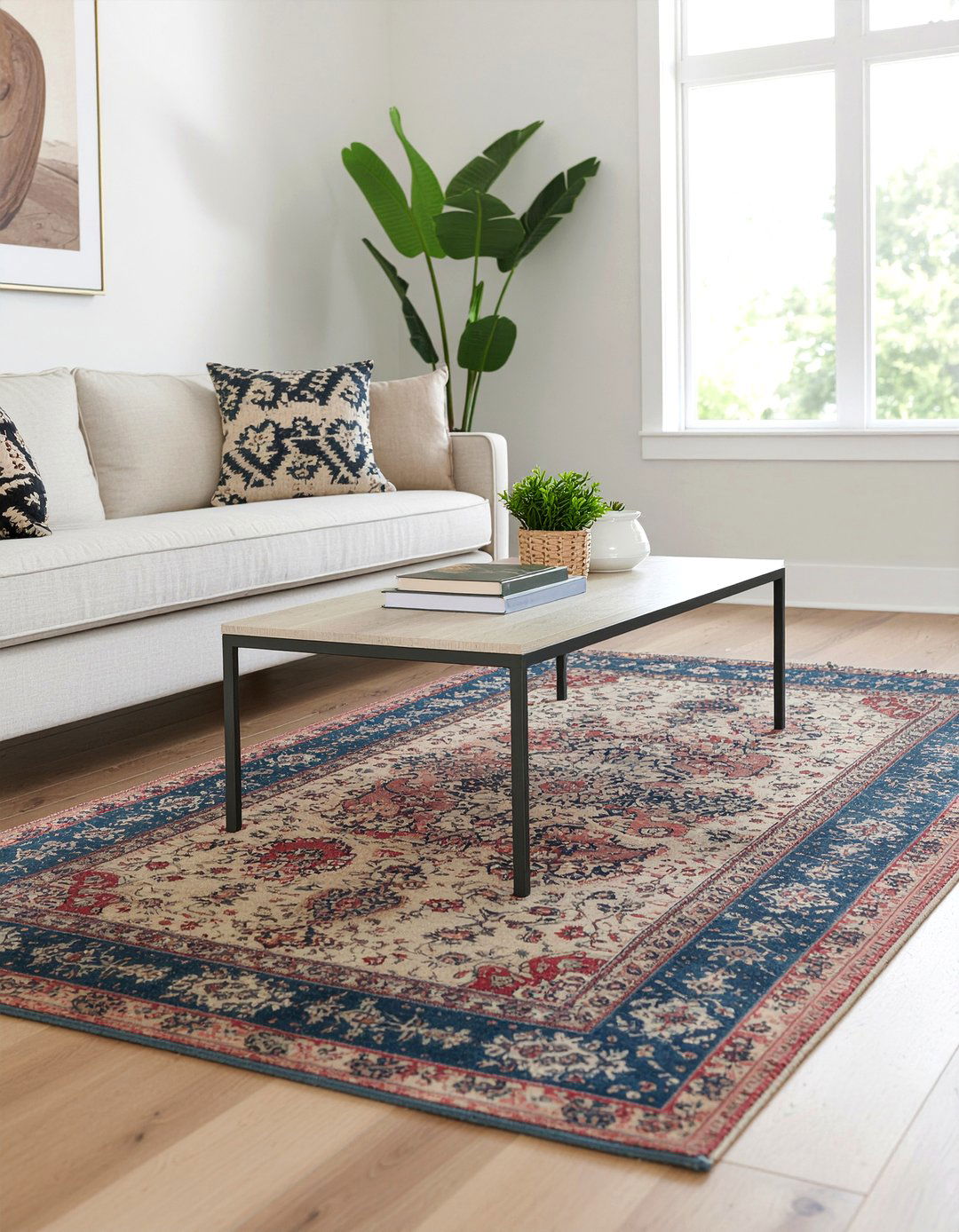 Layered living room rugs - 30 living room update ideas