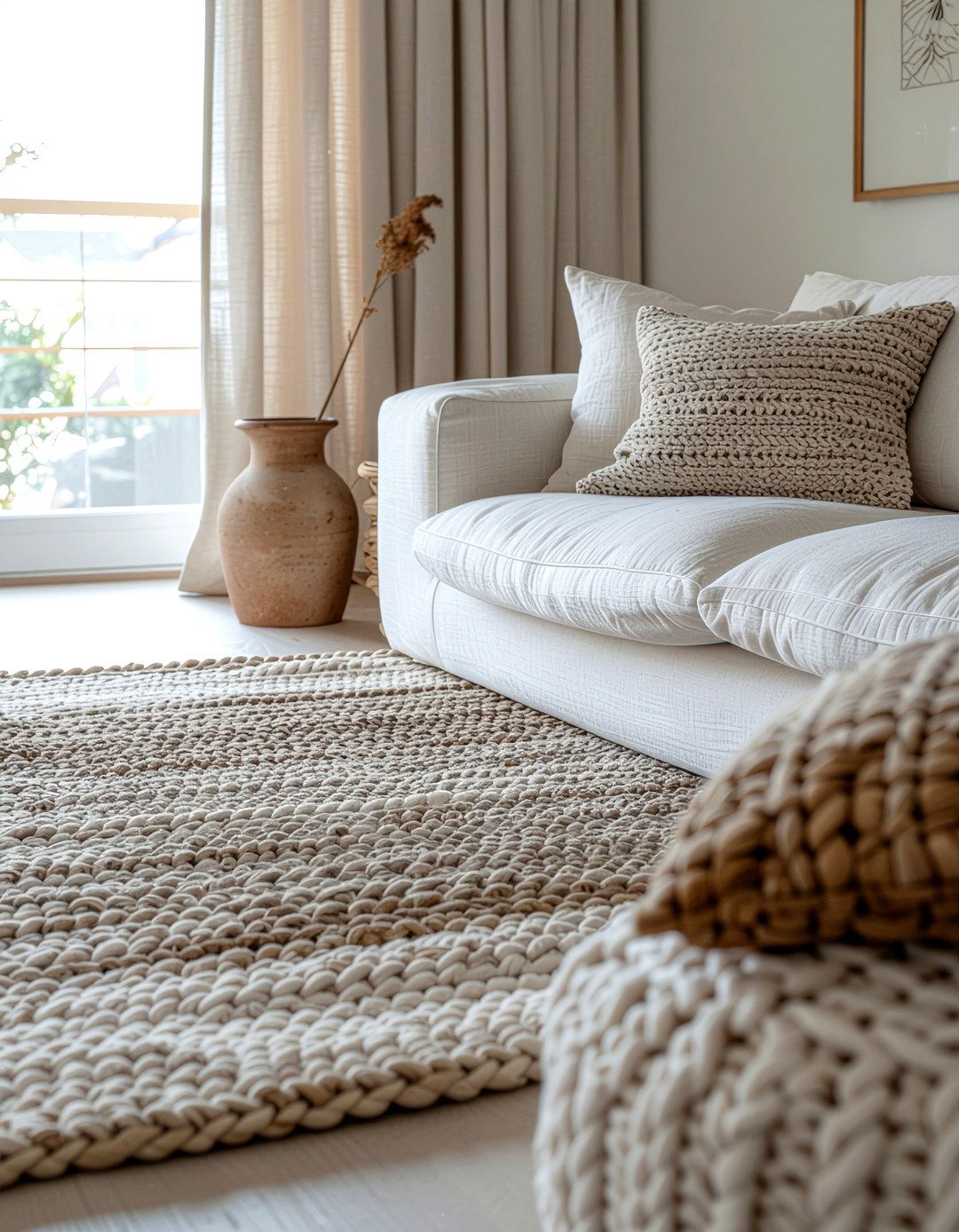 Layered rug for texture - 30 layered rug ideas