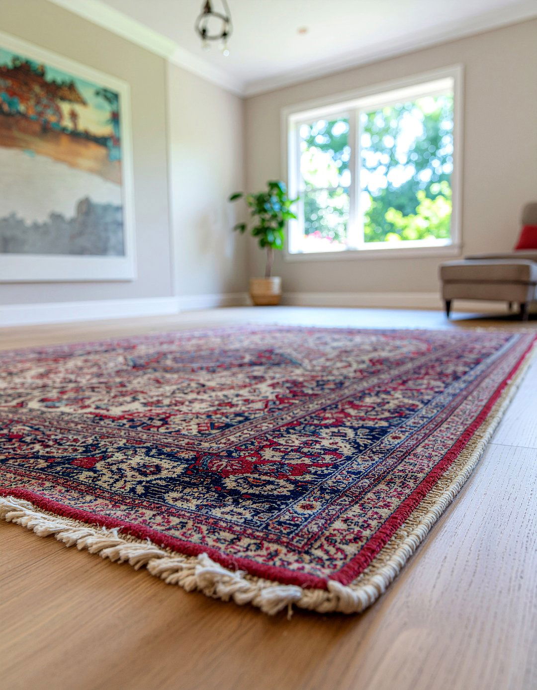 Layered rug living room - 30 eclectic living room ideas