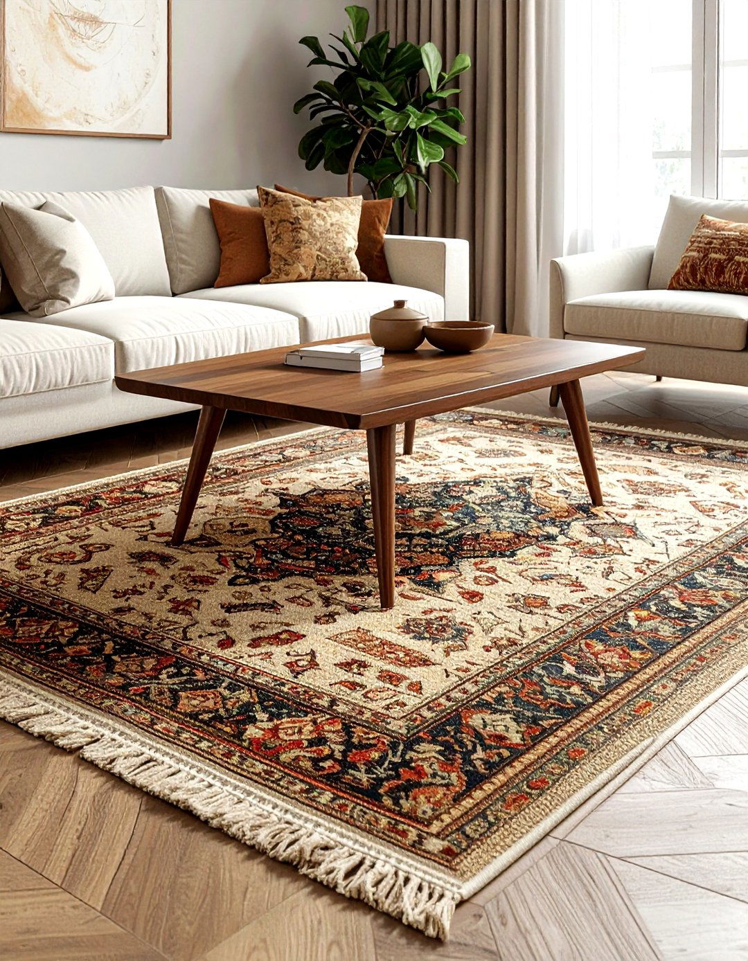 Layered rug styling - 30 home styling tips