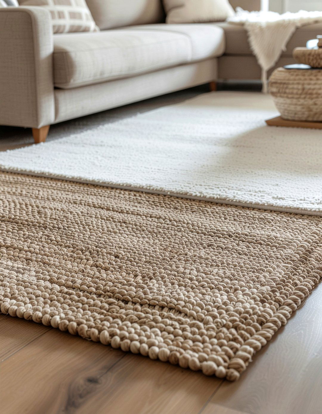 Layered rugs living room - 30 relaxation living room ideas