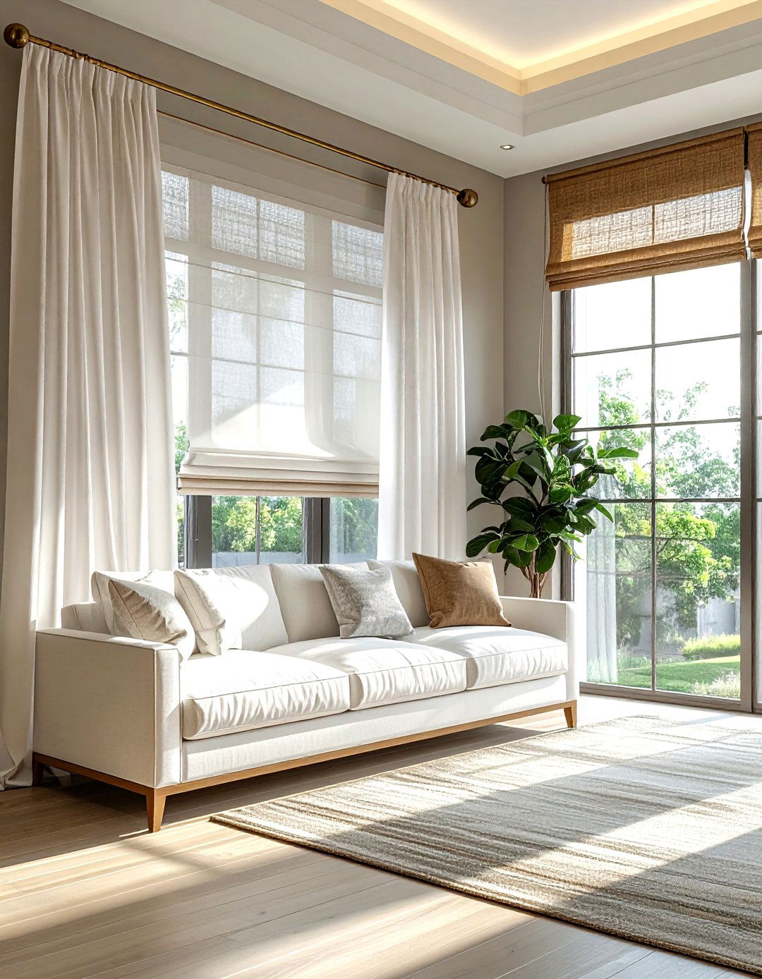 Layered window treatments - 30 McGee and Co decor ideas
