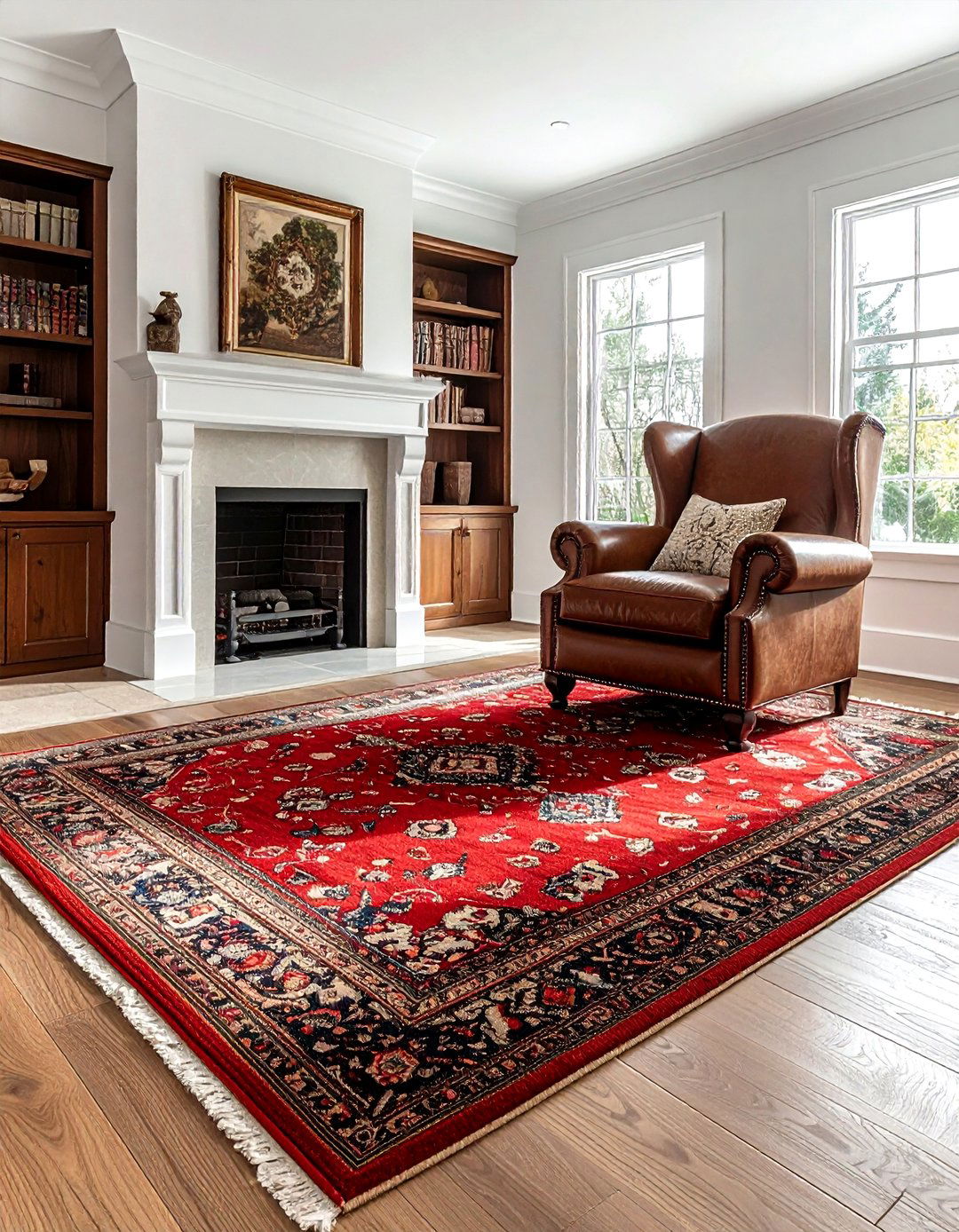 Layering Sisal Rug Under Persian Rug - 30 sisal rug ideas