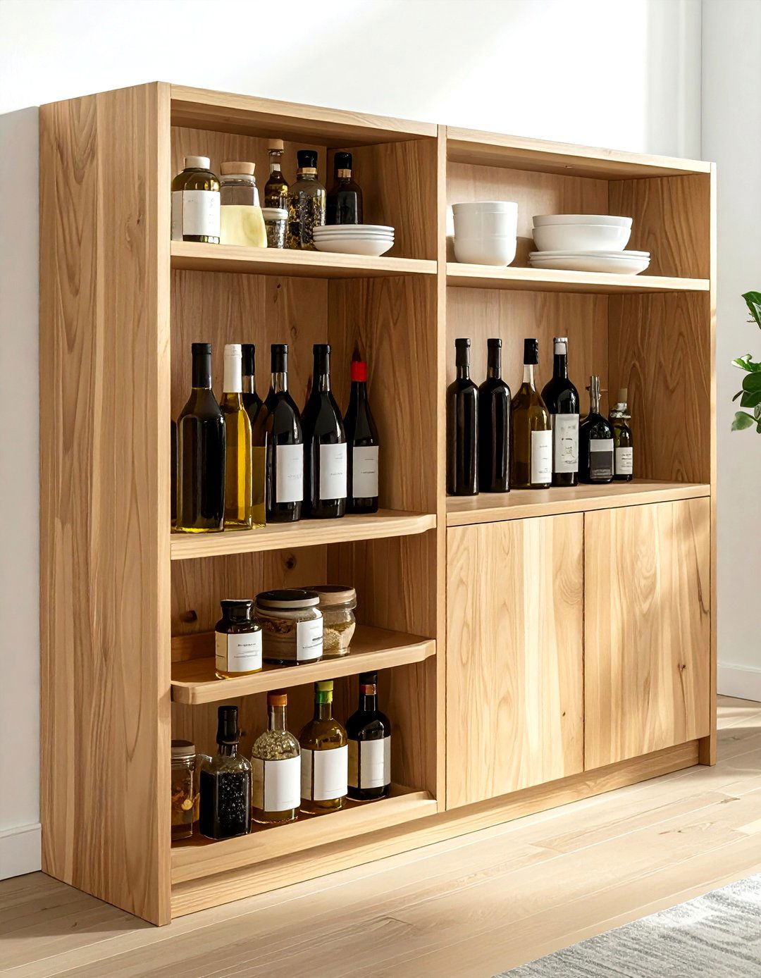 Lazy Susan Corner Cabinet Organizer - 30 kitchen organization hacks