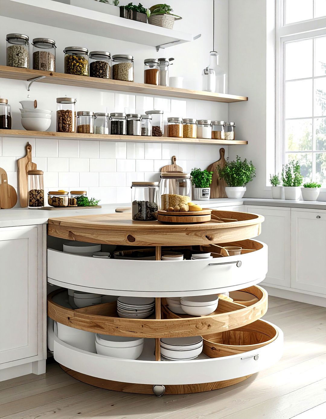 Lazy Susan Kitchen Cabinet - 30 corner cabinet kitchen ideas