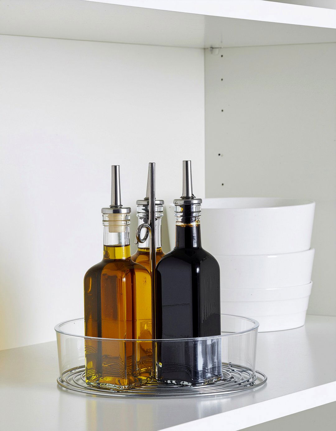 Lazy Susan Turntable - 30 pantry organization kitchen ideas