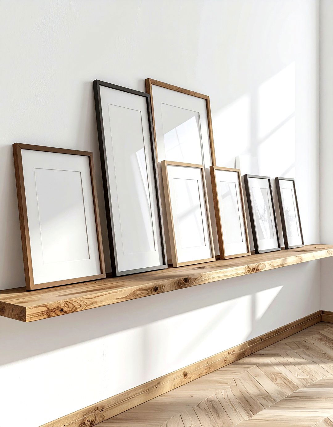 Leaner Frame Shelf - 30 frame arrangement ideas