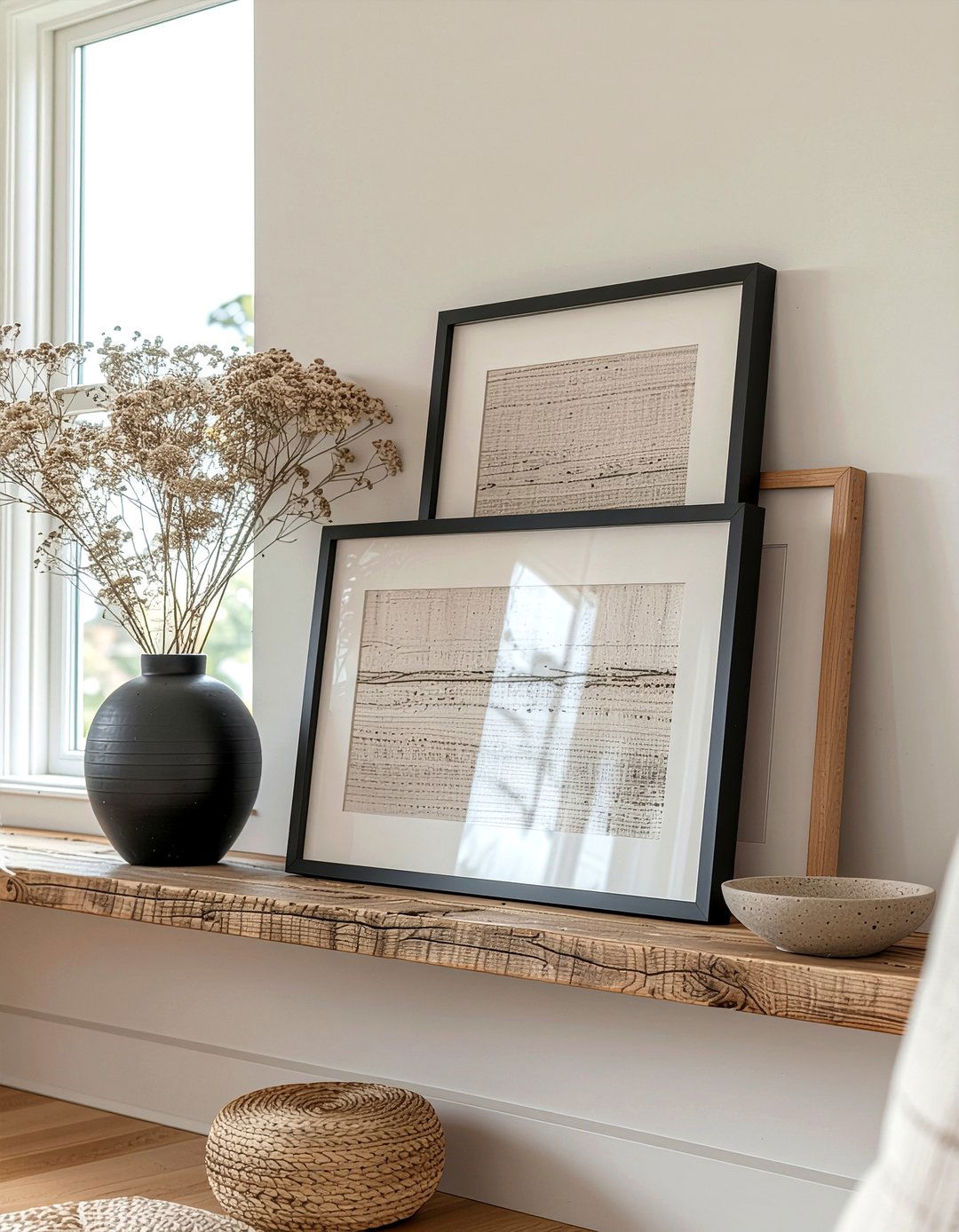 Leaning Gallery Art - 30 everyday mantel ideas