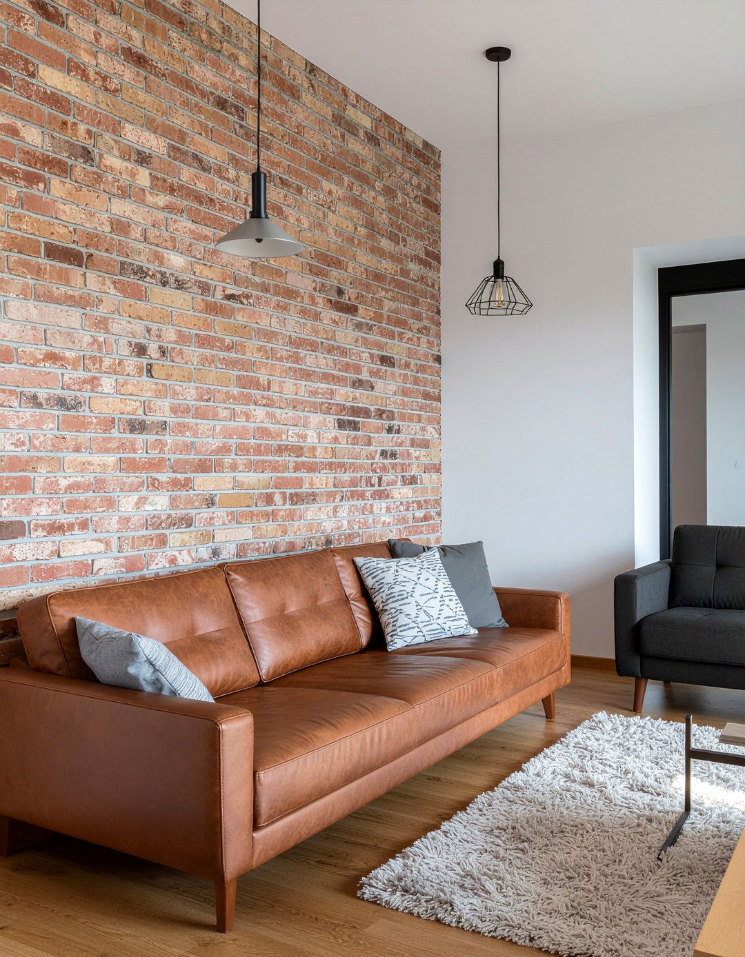 Leather And Fabric Sofa Combination - 30 living room two sofa ideas