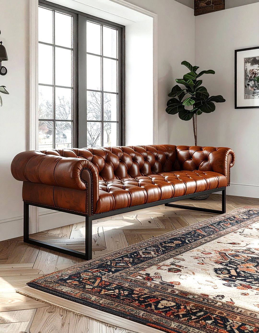 Leather Bench Seating - 30 living room bench seating