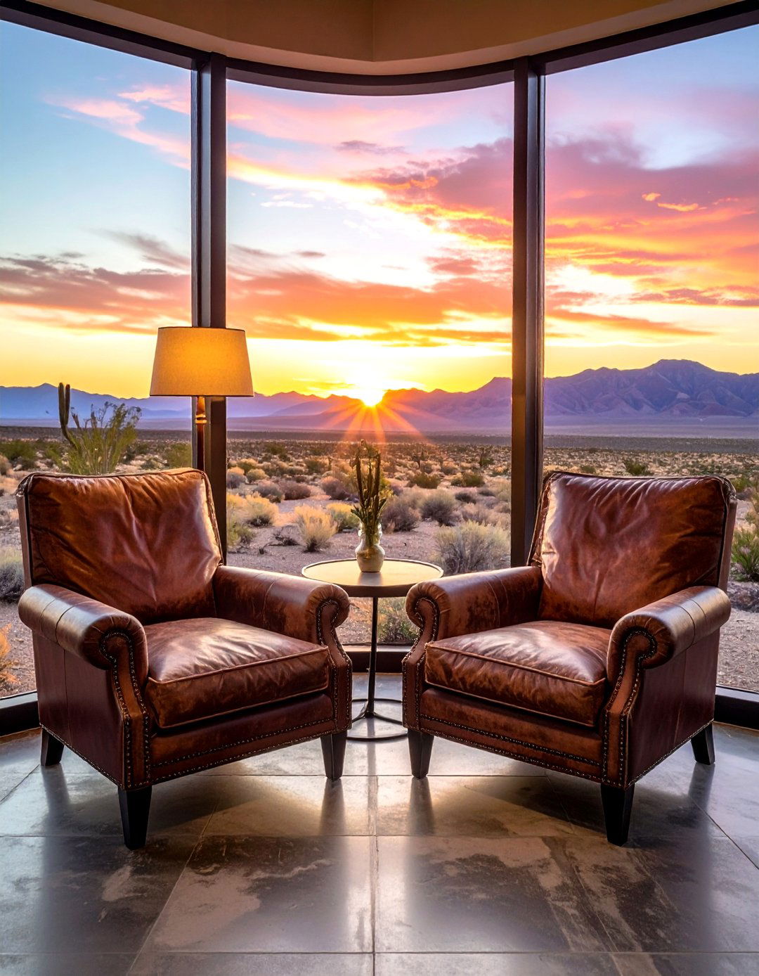 Leather Chair - 30 Southwestern home decor ideas