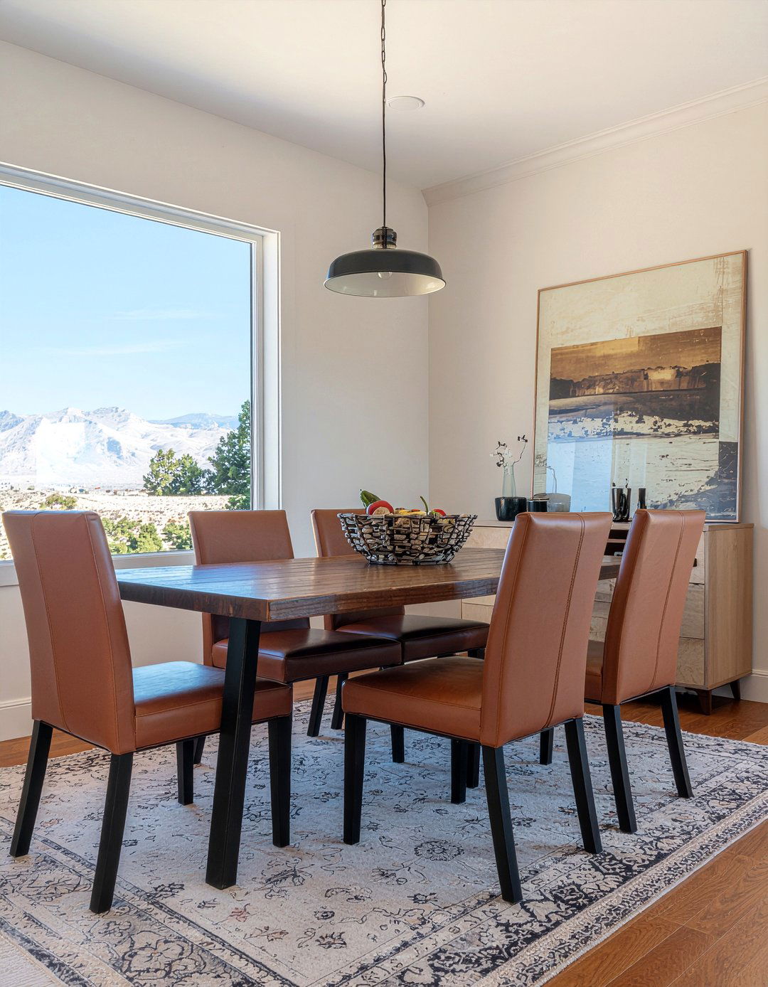 Leather Chair Dining Room - 30 desert dining room ideas