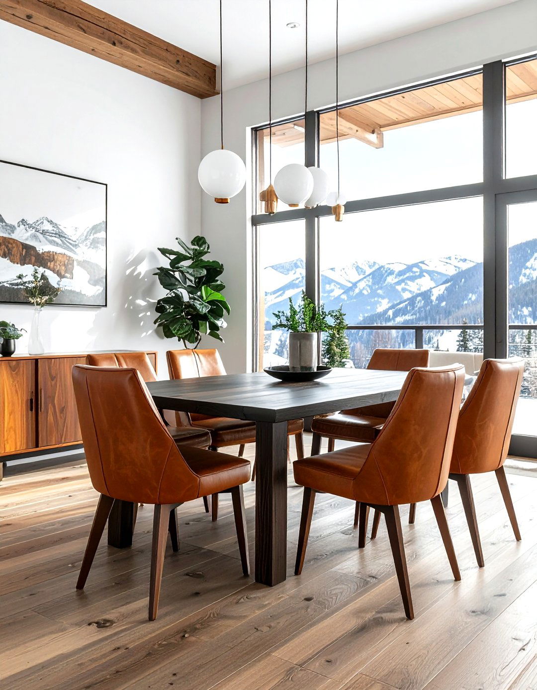 Leather Chair Dining Room - 30 Aspen dining room ideas