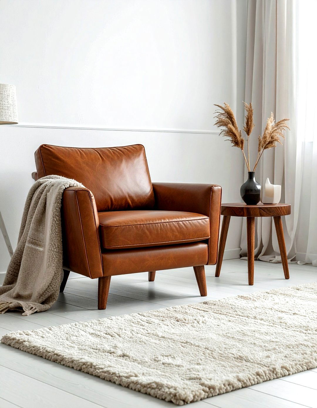 Leather Chair Living Room - 30 plush living room ideas