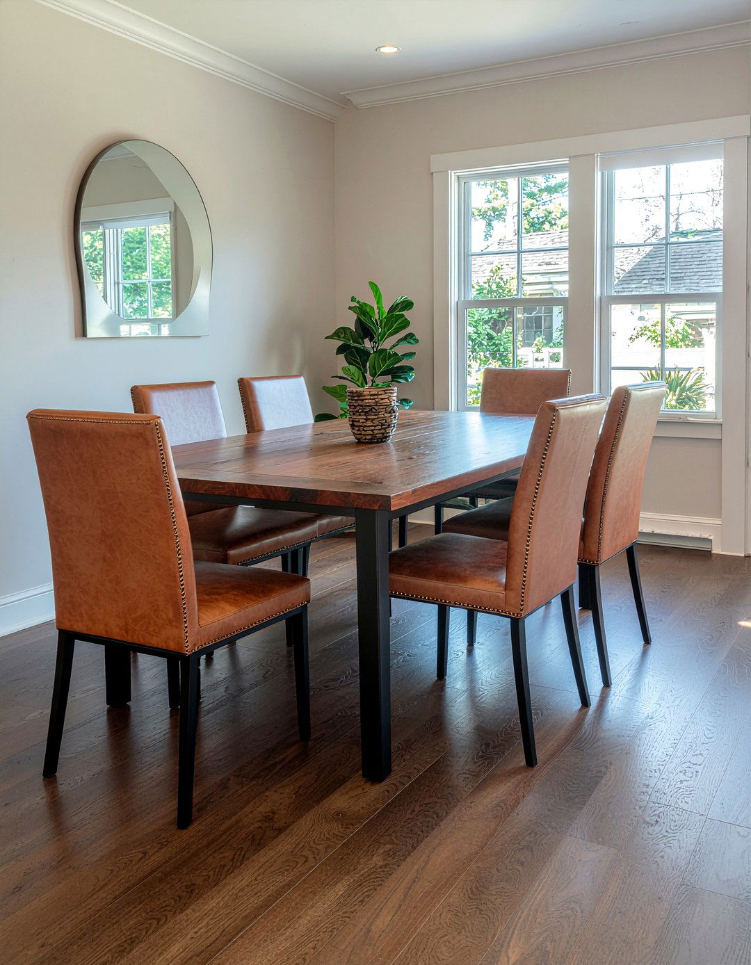 Leather Chairs In Rust Dining Room - 30 rust dining room ideas