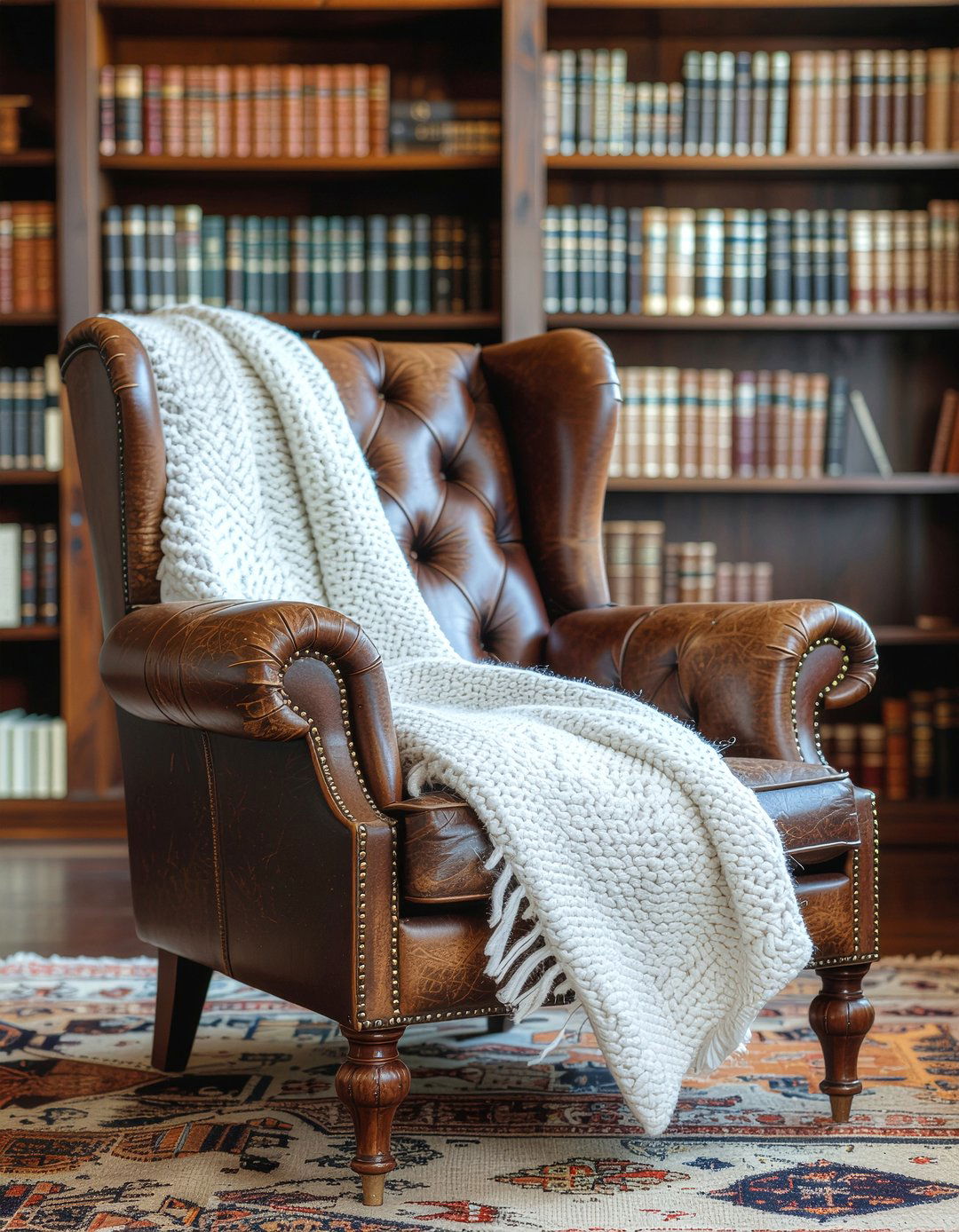 Leather Club Chair - 30 living room armchairs