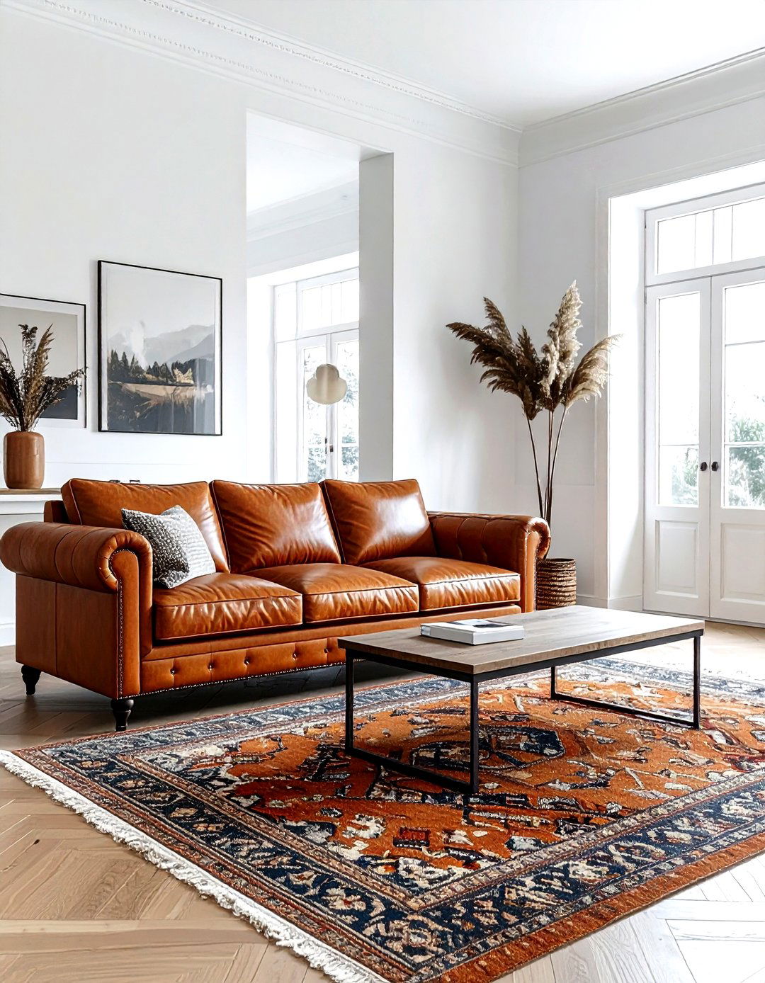 Leather Living Room Furniture - 30 dog-friendly decor ideas
