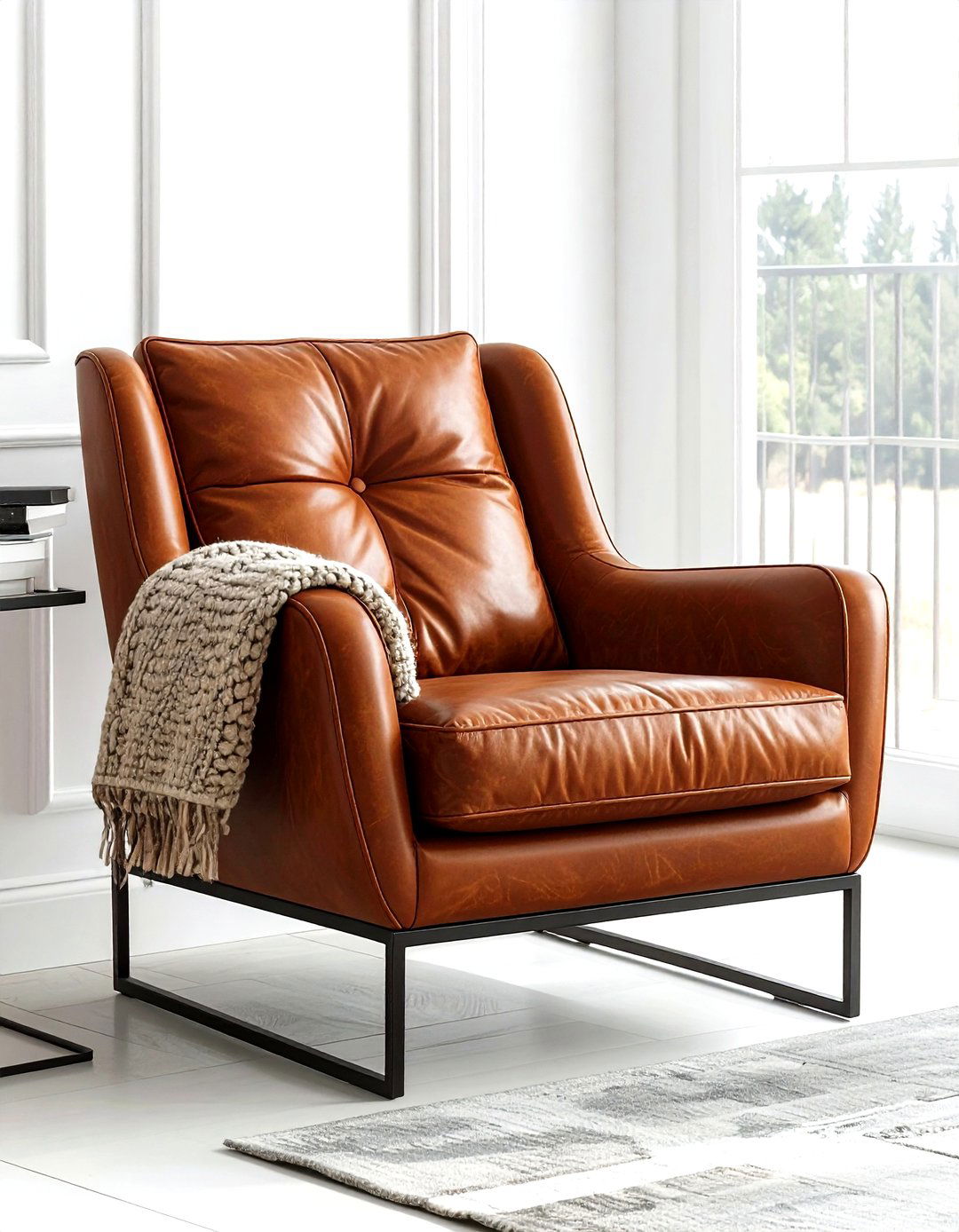 Leather Magazine Holder - 30 living room magazine rack ideas