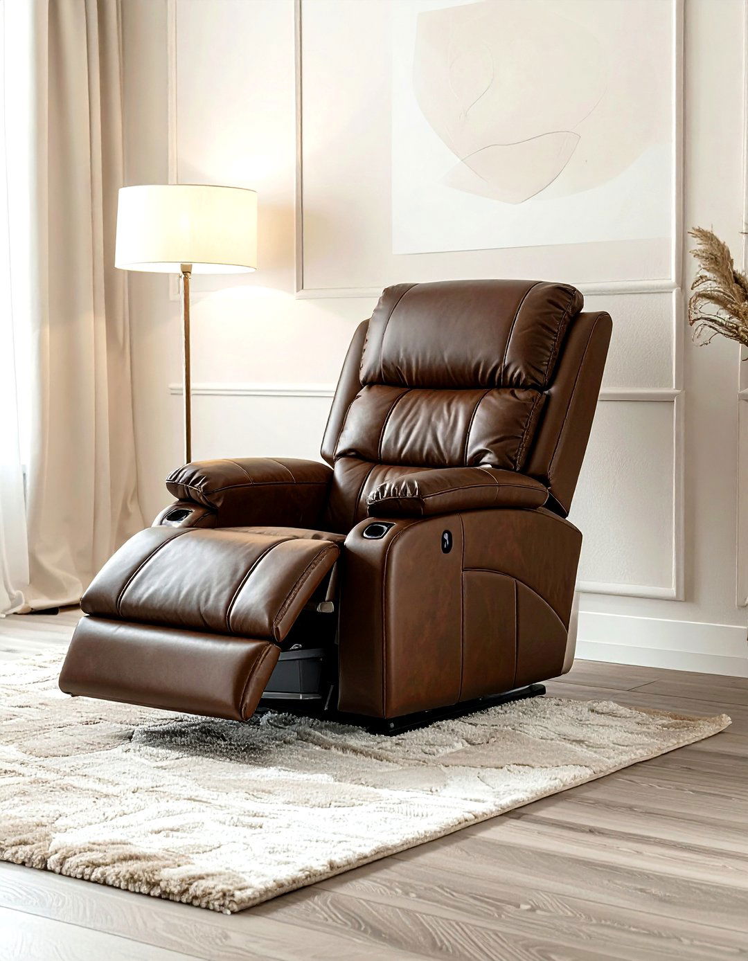 Leather Power Recliner - 30 living room recliners