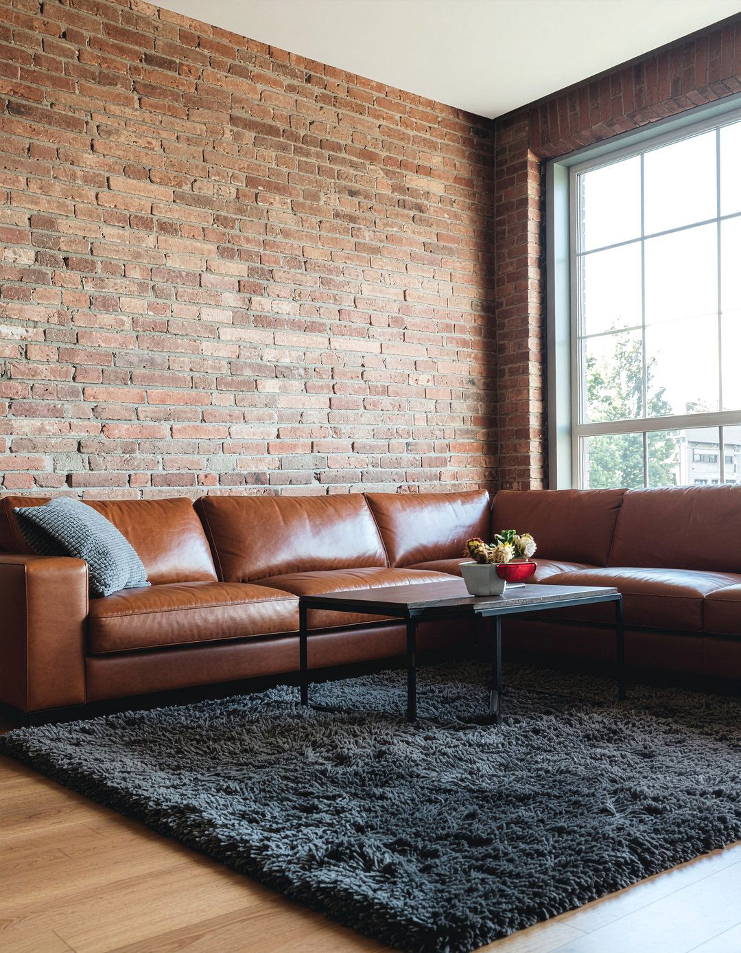 Leather Sectional Sofa - 30 living room sectional ideas