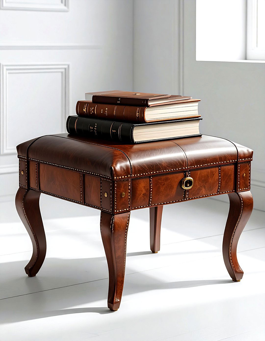 Leather Side Table - 30 living room side table ideas